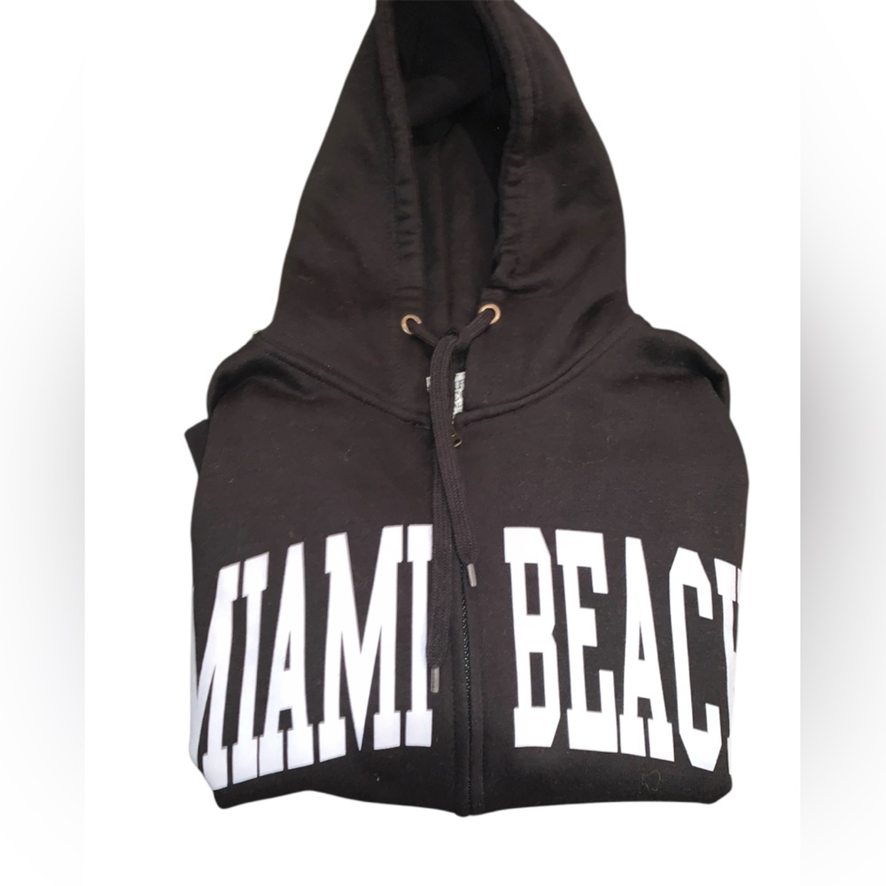 PACIFIC & CO BLACK UNISEX HOODIE! NWT! EXCELLENT CONDITION!! - Picture 7 of 7